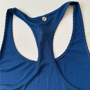 Uniquely Lorna Jane blue racerback tank top - sz. Medium
